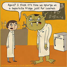 Unearthed Comics Sara Zimmerman Stop Sharing Fridges Science comics