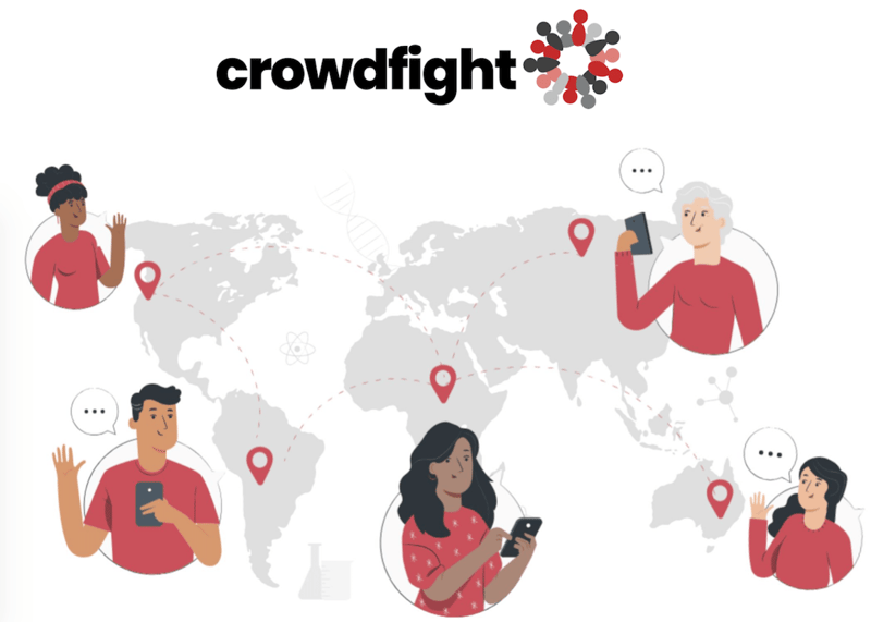 Crowdfight connects collaborators from around the world