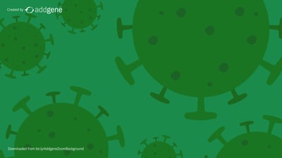 green virus background
