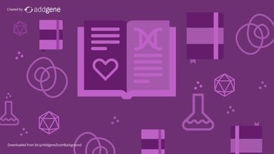 purple lab-themed background