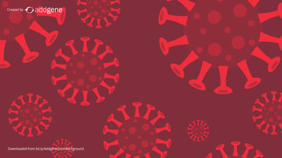 red COVID-19 background