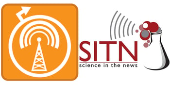 Addgene and Science in the News podcast logo