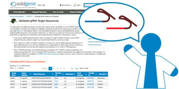 Bluegene requesting gRNA deposits