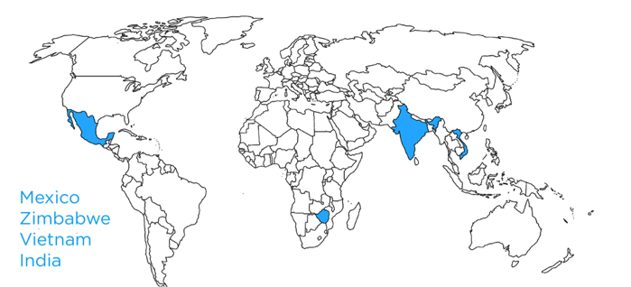 Addgene Seeding Lab Awardee Map