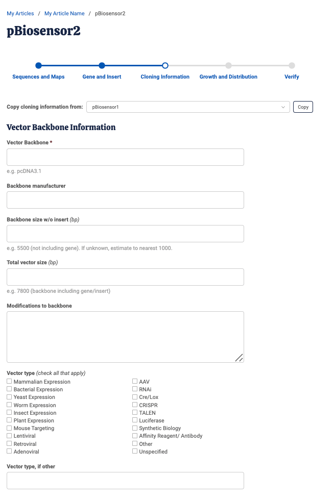 How to Deposit Your Plasmids with Addgene
