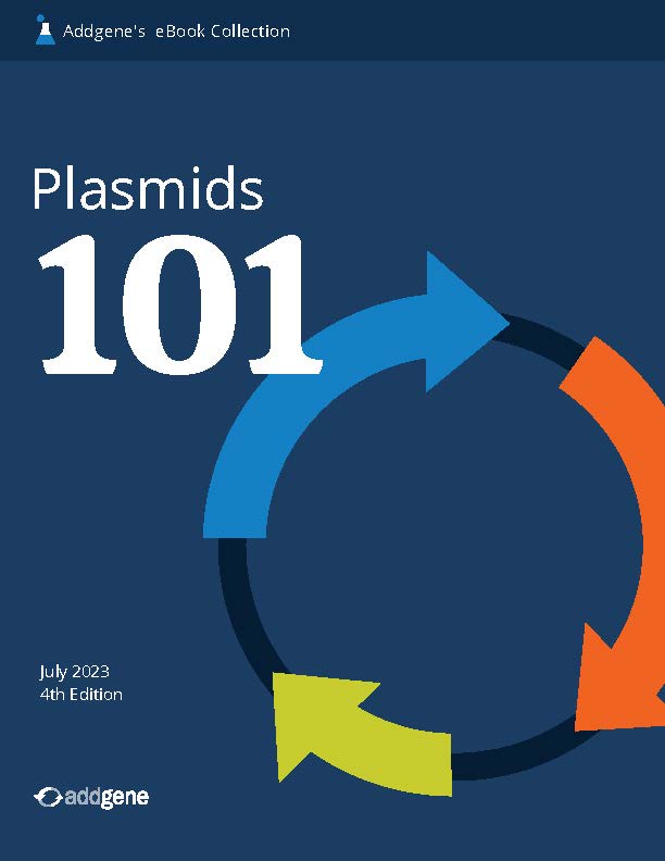 Cover page of the plasmids 101 eBook